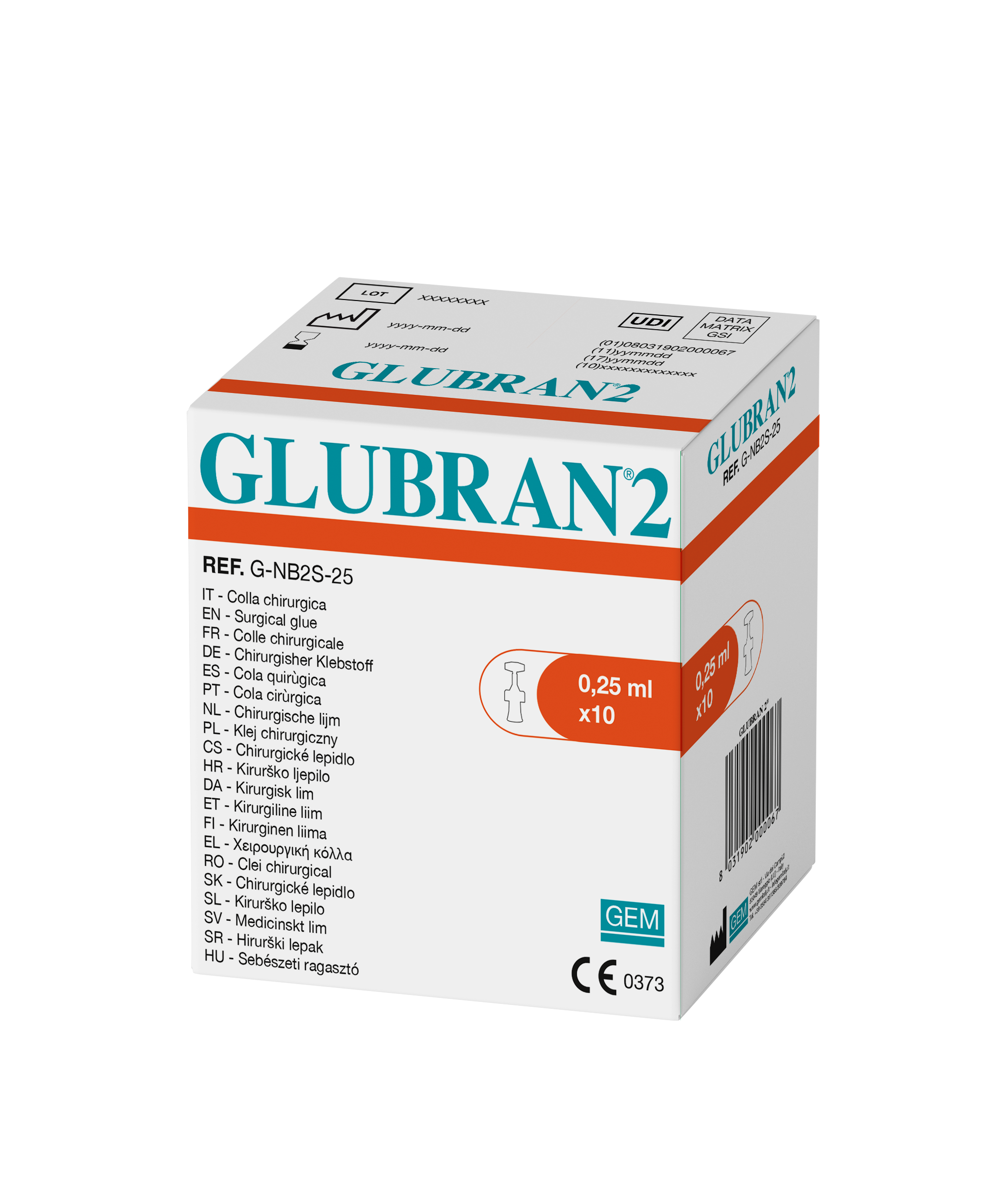 Box Glubran2 025ml 1